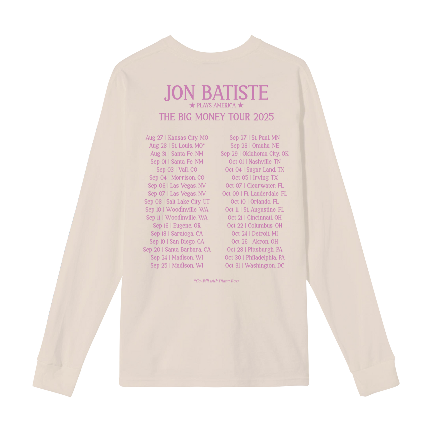 Big Money Tour Long Sleeve