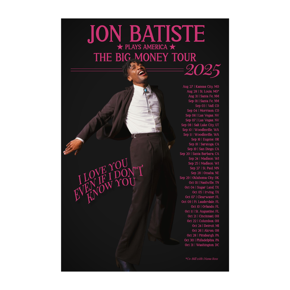 Big Money Tour Poster